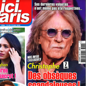 Couverture du nouveau numéro du magazine Ici Paris, paru mercredi 13 mai 2020