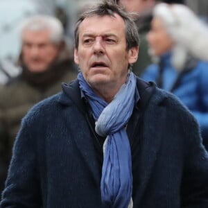 Jean-Luc Reichmann - Arrivées aux obsèques de Michou en l'église Saint-Jean de Montmartre à Paris. Le 31 janvier 2020 31/01/2020 - Paris