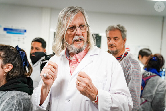 Didier Raoult à l'Institut Hospitalo-Universitaire Méditerranée Infection de Marseille le 2 mars 2020.