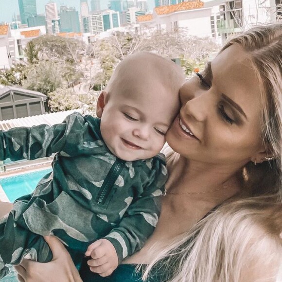 Jessica Thivenin et son fils Maylone sur Instagram, le 27 mars 2020