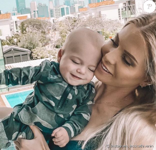 Jessica Thivenin et son fils Maylone sur Instagram, le 27 mars 2020
