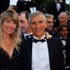 Nagui (Nagui Fam) et sa femme Mélanie Page à la première de "Douleur et Gloire" lors du 72ème Festival International du Film de Cannes, le 17 mai 2019. © Rachid Bellak/Bestimage