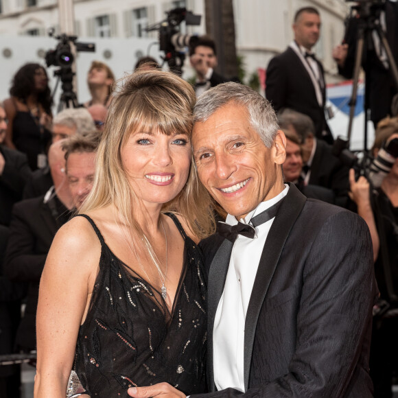 Nagui et sa femme Mélanie Page - Montée des marches du film "Douleur et Gloire" lors du 72ème Festival International du Film de Cannes. Le 17 mai 2019 © Jacovides-Moreau / Bestimage