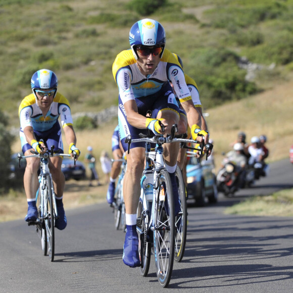 Lance Armstrong lors du Tour de France 2009. Photo by PA Photos/Cameleon/ABACAPRESS.COM