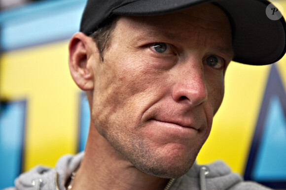 Lance Armstrong lors du Tour de France 2009. Photo by Claus Bonnerup/PolFoto/Cameleon/ABACAPRESS.COM