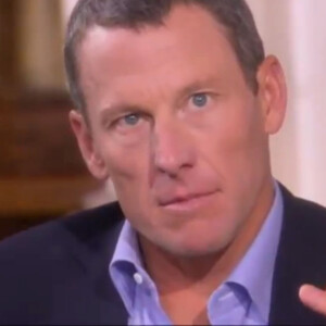 Interview de Lance Armstrong par Oprah Winfrey dans laquelle le septuple champion du Tour de France reconnaît s'être dopé. 2013.