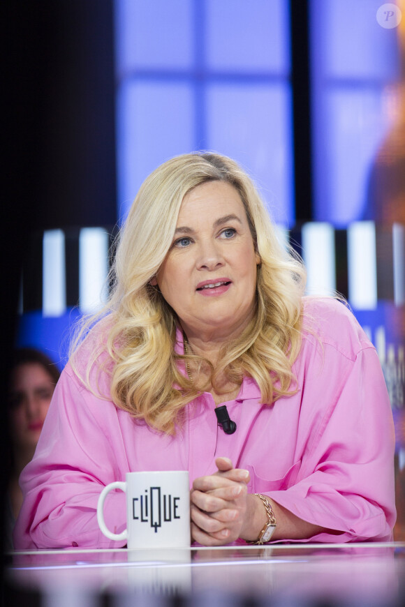 Exclusif - Hélène Darroze - Enregistrement de l'émission "Clique" présentée par M. Achour sur Canal Plus à Issy-les-Moulineaux le 11 mars 2020. © Jack Tribeca/Bestimage