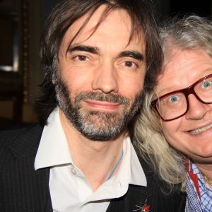 Exclusif - Cédric Villani, Pierre-Jean Chalençon - Dîner chez Pierre-Jean Chalençon à Paris, le 14 mai 2020. © Baldini / Bestimage