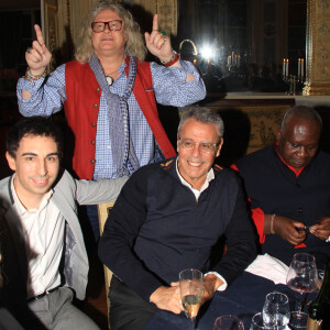 Exclusif - Jordan de Luxe, Jean-Michel Cohen, Pierre-Jean Chalençon - Dîner chez Pierre-Jean Chalençon à Paris, le 14 mai 2020. © Baldini / Bestimage