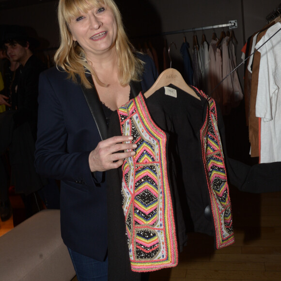 Christine Bravo - Soirée pour les 10 ans de la marque Ba&sh à la boutique de la rue Etienne Marcel à Paris, le 29 janvier 2014.