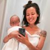 Daniela Martins au naturel avec son fils, sur Instagram, le 10 août 2019