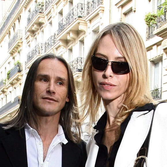 Tonya Kinzinger et son époux Bernard Lignon - Mariage de Jean-Pierre Pernaut et Nathalie Marquay à Paris. Le 23 juin 2007. @ABACAPRESS.COM