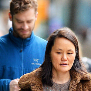 Exclusif - Woody Allen et sa femme Soon-Yi Previn se promènent, main dans la main, dans les rues de New York, le 11 novembre 2019.