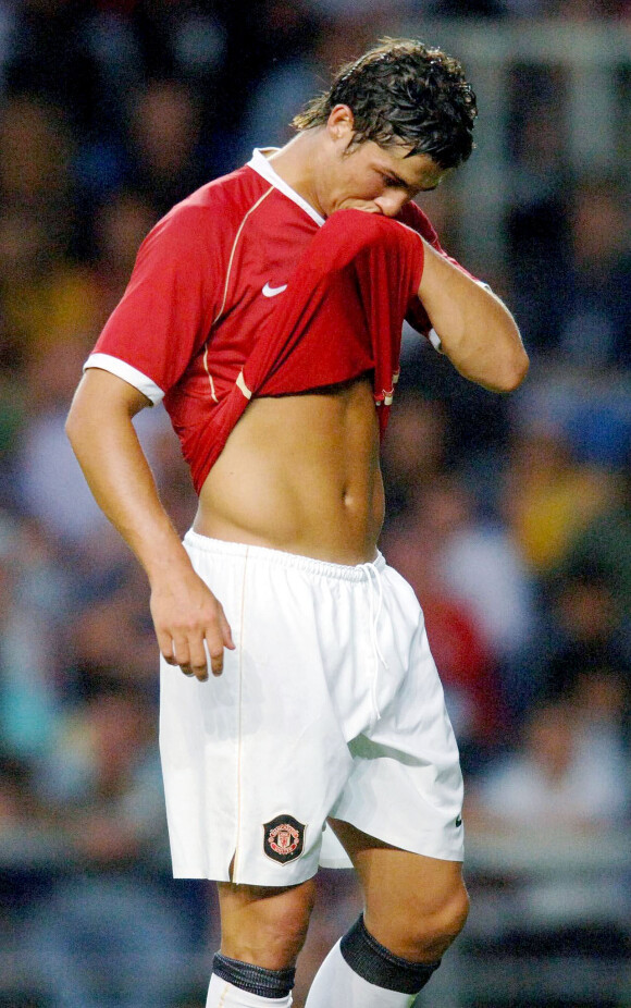 Cristiano Ronaldo sous les couleurs de Manchester United en 2006