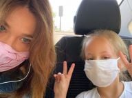 Carla Bruni partage de rares photos de Giulia, joli visage derrière son masque
