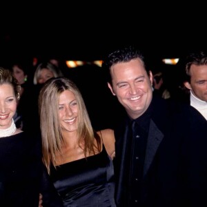 David Schwimmer, Lisa Kudrow, Jennifer Aniston et Matthew Perry - 26e People Coice Awards à Los Angeles. Le 10 janvier 2000.