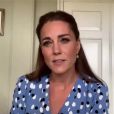Kate Middleton, duchesse de Cambridge - Pendant l'épidémie de coronavirus (Covid-19), les membres de la famille royale britannique remercient les soignants en vidéoconférence lors de la Journée internationale des infirmières. Londres. Le 12 mai 2020.