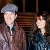 Marie Trintignant et François Cluzet à la première de 'Red hot again" à Paris. Le 1er décembre 1991.