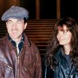  Marie Trintignant et François Cluzet à la première de 'Red hot again" à Paris. Le 1er décembre 1991. 