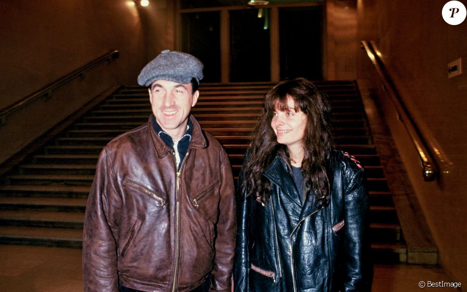  Marie Trintignant et François Cluzet à la première de &#039;Red hot again&quot; à Paris. Le 1er décembre 1991. 