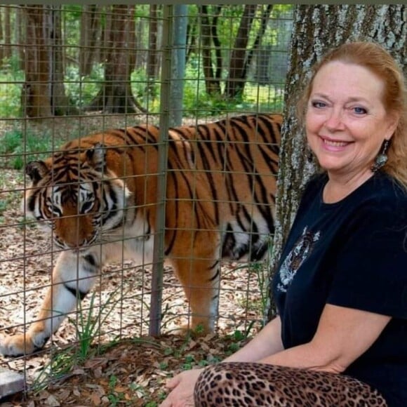 Carole Baskin, l'ennemie jurée de Joe Exotic, a récupéré la direction de son ancien parc animalier où il torturait des grands félins, le 1er juin 2020.