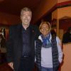 Exclusif - Patrick Balkany et sa femme Isabelle - Députés et sénateurs à la pièce de théâtre "La Candidate" avec Amanda Lear à La Michodière à Paris. Le 27 avril 2016 © Coadic Guirec / Bestimage