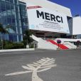Le palais du festival a déployé le tapis rouge - Illustration ville de Cannes et Nice pendant l'épidémie de Coronavirus Covid-19 le 30 mai 2020 © Norbert Scanella / Panoramic / Bestimage