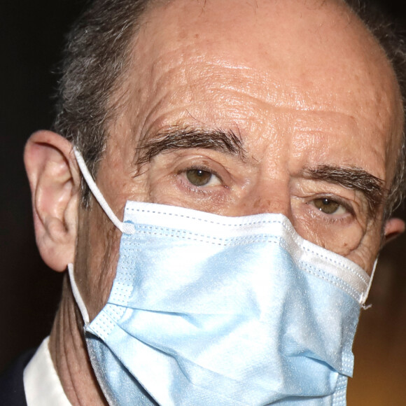 Exclusif - Portrait de Pierre Lescure avec un masque de protection contre le coronavirus (COVID-19) le 26 mai 2020. © Cédric Perrin / Bestimage