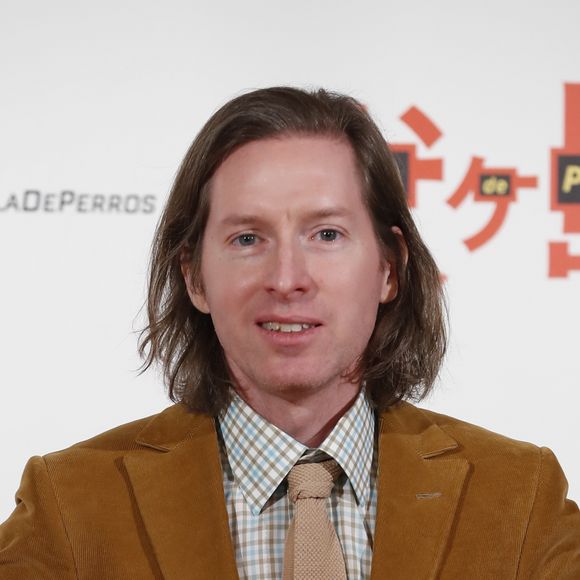 Wes Anderson au photocall de "Isle of Dogs (l'île aux chiens)" à Madrid, le 27 février 2018.