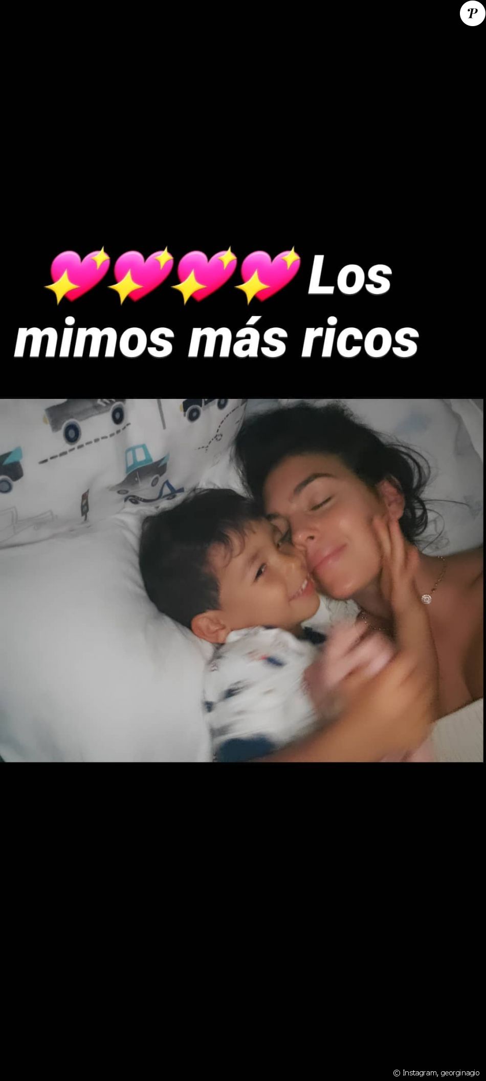 Georgina Rodriguez fête les 2 ans de Mateo sur Instagram le 5 juin 2020 ...