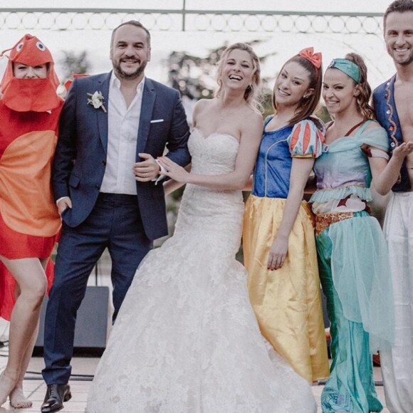 Denitsa Ikonomova souhaite de joyeux noces de coton à François-Xavier Demaison et sa femme Anaïs le 7 juin 2020.