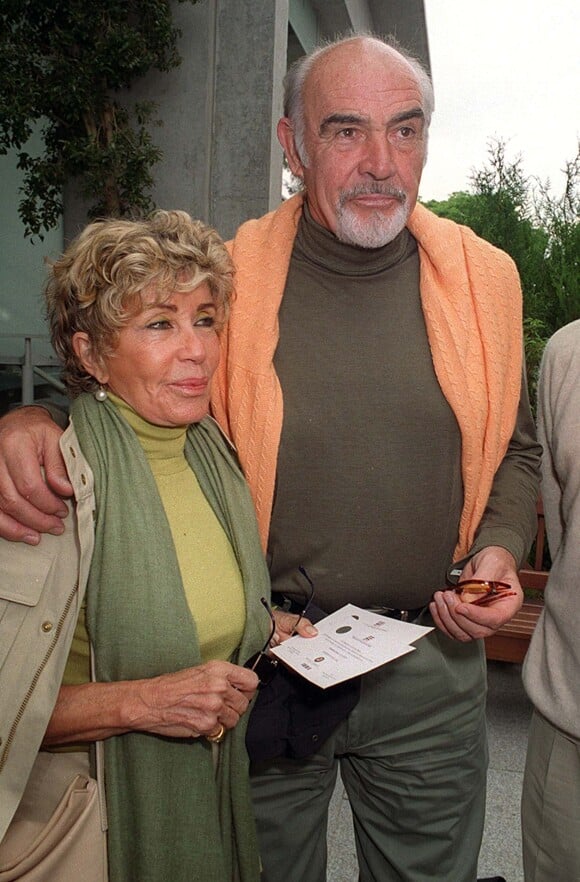 Sean Connery au tournoi de Roland-Garros en 2001.