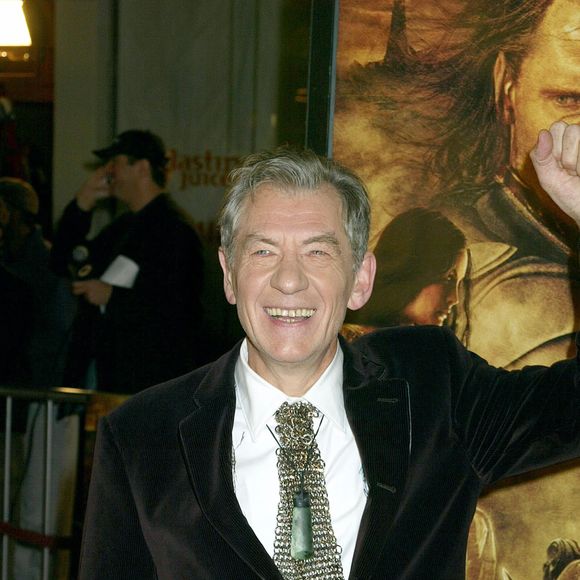 Ian McKellen à la première du film "Le Seigneur des anneaux 3" à Los Angeles en 2003. 