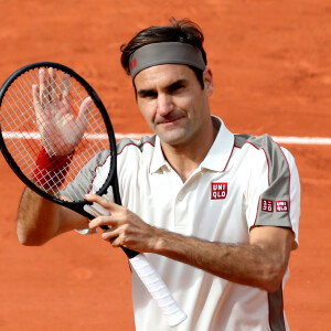 Roger Federer lors des Internationaux de France de Tennis de Roland Garros 2019 à Paris, France, le 29 mai 2019 © Jacovides-Moreau/Bestimage