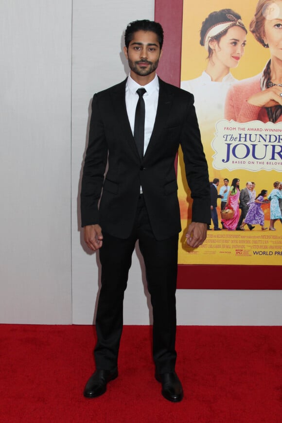 Manish Dayal - Avant-première du film "Les Recettes du bonheur" ("The Hundred-Foot Journey") au théâtre Ziegfeld à New York, le 4 août 2014.