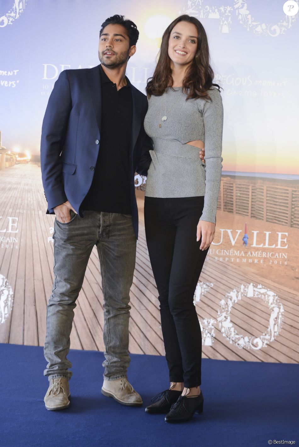 Manish Dayal Charlotte Le Bon Photocall Du Film Les Recettes Du Bonheur Lors Du 40e Festival Du Cinema Americain De Deauville Le 6 Septembre 14 Purepeople