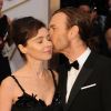 Ewan McGregor et son ex-femme Eve Mavrakis - 86ème cérémonie des Oscars à Hollywood, le 2 mars 2014.