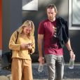 Exclusif - Kristen Bell et son mari Dax Shepard ont passé l'après-midi dans un spa à Los Angeles, le 30 décembre 2018.