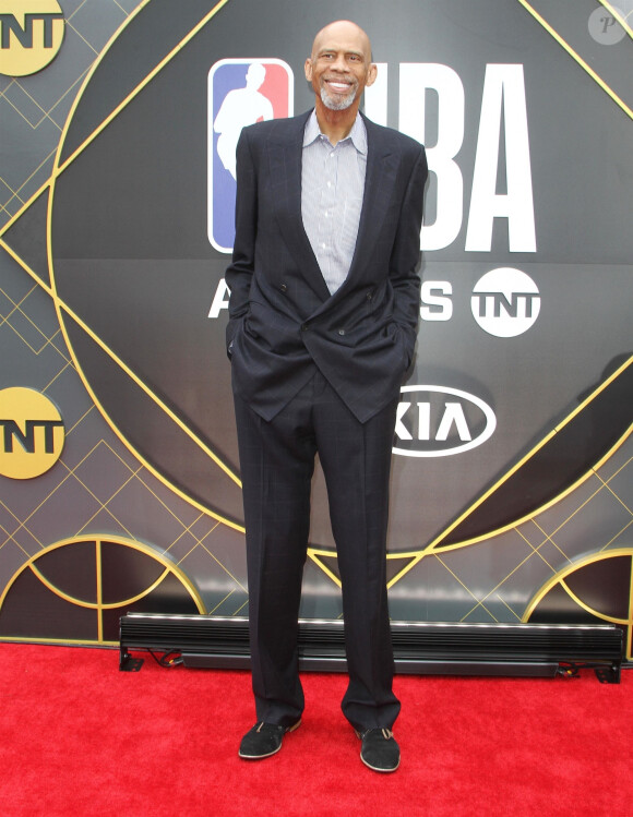 Kareem Abdul-Jabbar lors de la soirée des NBA Awards 2019 au Barker Hangar. Santa Monica, le 24 juin 2019.