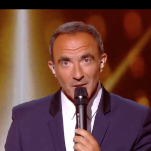 Nikos Aliagas lors de la finale de The Voice 2020, diffusée sur TF1. Le samedi 13 juin 2020.