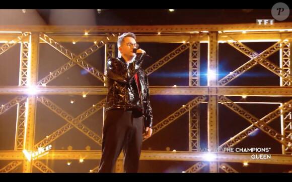 Antoine Delie lors de la finale de The Voice 2020, diffusée sur TF1. Le samedi 13 juin 2020.