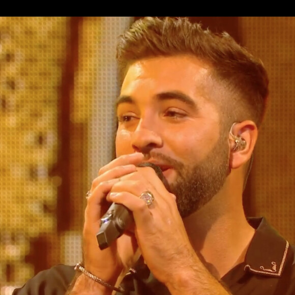Kendji Girac lors de la finale de The Voice 2020, diffusée sur TF1. Le samedi 13 juin 2020.
