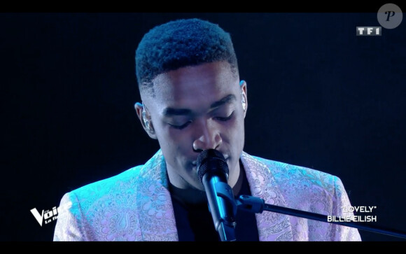 Abi lors de la finale de The Voice 2020, diffusée sur TF1. Le samedi 13 juin 2020.