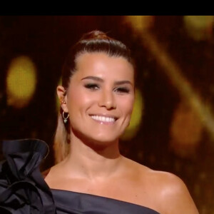 Karine Ferri lors de la finale de The Voice 2020, diffusée sur TF1. Le samedi 13 juin 2020.