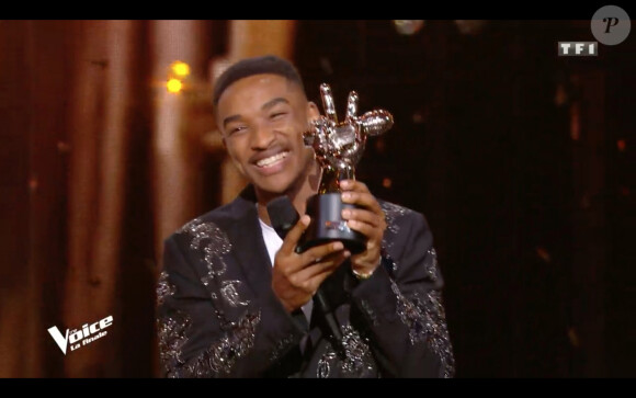 Abi est élu grand gagnant lors de la finale de The Voice 2020, diffusée sur TF1. Le samedi 13 juin 2020.