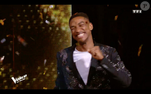 Abi est élu grand gagnant lors de la finale de The Voice 2020, diffusée sur TF1. Le samedi 13 juin 2020.
