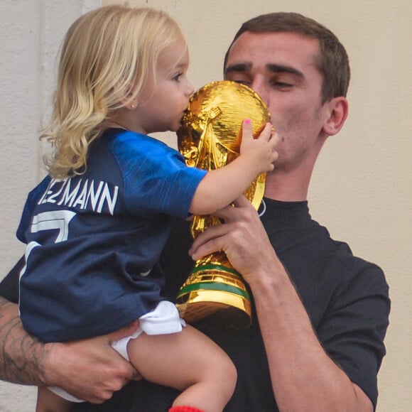 Antoine Griezmann revient dans sa ville natale de Mâcon pour célébrer son titre de champion du monde le 20 juillet 2018.