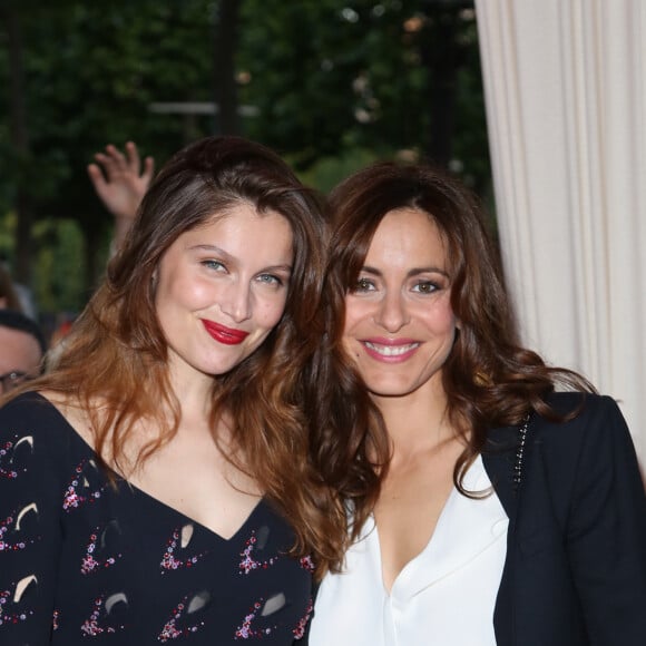Laetitia Casta et Audrey Dana - Arrivées à l'avant-première du film 'Sous les jupes des filles' à l'UGC Normandie sur les Champs Elysées à Paris le 2 juin 2014.