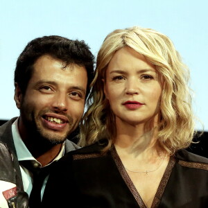 Mabrouk El Mechri et Virginie Efira à la cérémonie d'ouverture du 8ème festival Lumière de Lyon, le 8 octobre 2016. © Dominique Jacovides/Bestimage