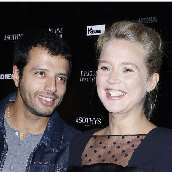 Virginie Efira (enceinte) et Mabrouk El Mechri Avant première de Mobius a l'UGC Normandie a Paris le 12 fevrier 2013.